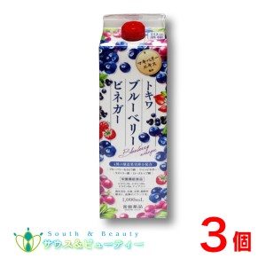 トキワ ブルーベリービネガー 3本　常盤薬品　ノエビアグループ　栄養機能食品　ビタミンB1 ビタミンB2 ビタミンB6 ナイアシン