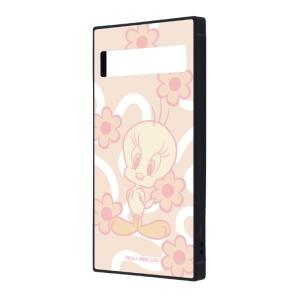 GooglePixel8a ケース ルーニーテューンズ トゥイーティー カナリア 花柄 キャラクター グッズ 耐衝撃 スマホ カバー エアクッション ハ