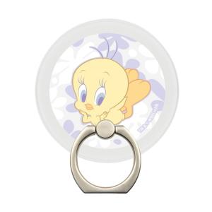 ルーニーテューンズ スマホリング MagSafe対応 マグセーフ マグネット 貼付け トゥイーティー キャラクター グッズ スマホ 携帯 スマホス