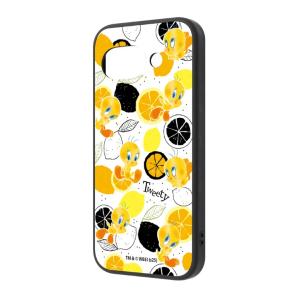 GooglePixel9a ケース トゥイーティー ルーニートューンズ 総柄 キャラクター グッズ 耐衝撃 スマホ カバー エアクッション ハイブリッド