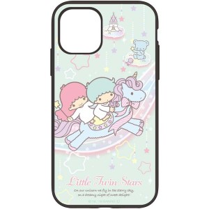 iPhone 11/XR 耐衝撃ケース サンリオ キキ＆ララ カバー IIIIfit ハイブリッド 可愛い おしゃれ シンプル グルマン