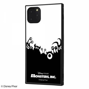 iPhone 11 ProMax 耐衝撃ケース ディズニー マイク ハイブリッドカバー KAKU スクエア 四角 キャラ おしゃれ かわいい 可愛い IQ-DP22K3T