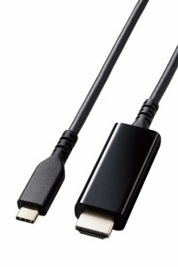 エレコム USB Type-C to HDMI 変換 ケーブル 2m 4K 60Hz 断線に強い 高耐久 【Windows PC Chromebook MacBook Pro / Air iPad Android US