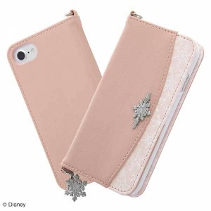 iPhone SE(第2世代)/8/7/6s/6 手帳型ケース ディズニー アナと雪の女王 レザーカバー プリンセス 鏡 カードポケット かわいい おしゃれ I