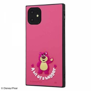 iPhone 11 耐衝撃ケース ディズニー ピクサー トイストーリー ロッツォ シリコンカバー KAKU シンプル かわいい おしゃれ 四角 スクエア 