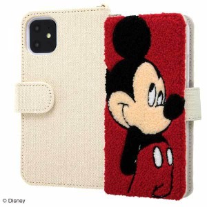 iPhone 11 手帳型ケース ディズニー ミッキー 手帳カバー サガラ刺繍 ミラー カードポケット かわいい おしゃれ イングレム IS-DP21SGR1-