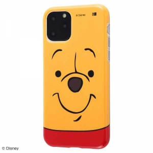 iPhone 11Pro ケース ディズニー プー TPUソフトカバー 衝撃吸収 かわいい おしゃれ キャラクター 端末保護 イングレム IS-DP23H-PO