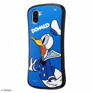 AQUOS R3 耐衝撃ケース ディズニー ドナルド カバー ストラップホール キャラ かわいい おしゃれ イングレム IN-DAQR3SC4-DD