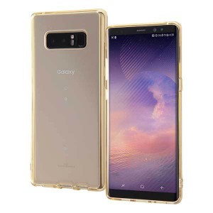 Galaxy Note 8 耐衝撃ケース ゴールド ハイブリッドカバー 端末 硬度2H 保護 シンプル イングレム RT-GN8CC2-CGM