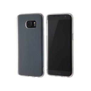 Galaxy S7 edge ソフトケース クリア TPUカバー ウルトラクリア 高透明 一体感 保護 シンプル イングレム RT-GS7ETC3-CM