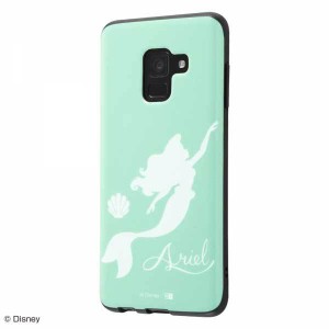 Galaxy Feel 2 耐衝撃ケース ディズニー アリエル ソフトカバー パステル 保護 ラメ キラキラ プリンセス 可愛い おしゃれ イングレム RT