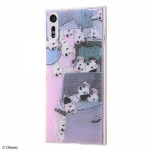 Xperia XZ TPUケース ディズニー 101匹わんちゃん カバー 透明 クリア 衝撃 保護 着せ替え おしゃれ 可愛い かわいい イングレム IJ-RDXP