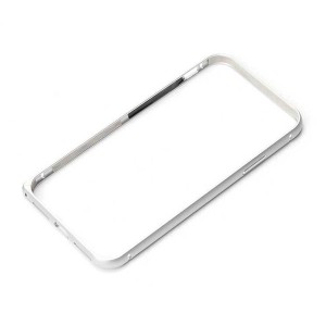 iPhone X バンパー シルバー ケース カバー アルミニウム バンパー 保護 シンプル おしゃれ オシャレ PGA