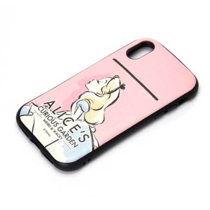 iPhone X ケース ディズニー アリス カバー タフポケットケース PUレザー カードポケット 可愛い かわいい おしゃれ キャラ PGA