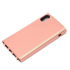 iPhone XR ケース ピンク 手帳型カバー バックフリップ ポケット シンプル おしゃれ PGA