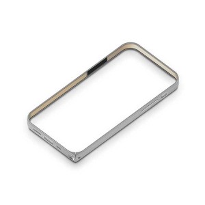 iPhone 12mini バンパー シルバー ケース カバー アルミニウム バンパー 保護 シンプル おしゃれ オシャレ PGA