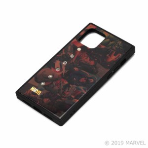 iPhone 11Pro ケース MARVEL アベンジャーズ/ブラウン カバー ガラス ハイブリッド カッコイイ かっこいい シンプル おしゃれ キャラ PGA