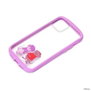 iPhone 12mini ケース ディズニー ビアンカ ガラスタフケース カバー ラウンド 可愛い かわいい おしゃれ キャラ PGA