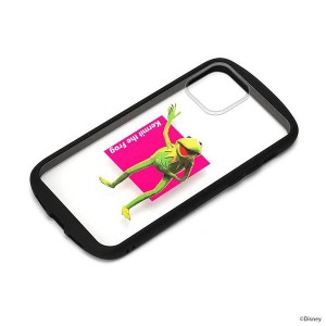 iPhone 12mini ケース ディズニー カーミット ガラスタフケース カバー ラウンド 可愛い かわいい おしゃれ キャラ PGA