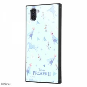 AQUOS R3 耐衝撃ケース ディズニー アナと雪の女王 カバー 四角 スクエア 保護 可愛い おしゃれ かわいい イングレム IQ-DAQR3K3B-FR005