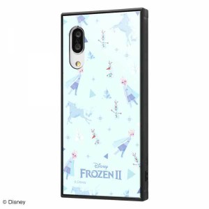 AQUOS sense3/sense3 lite/Android One S7 耐衝撃ケース ディズニー アナと雪の女王 カバー 四角 スクエア 保護 可愛い おしゃれ かわい