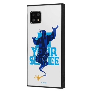 AQUOS sense4/sense5G 耐衝撃ケース ディズニー アラジン 四角 スクエア 保護 シンプル おしゃれ 可愛い イングレム IQ-DAQSE4K3TB-AL006