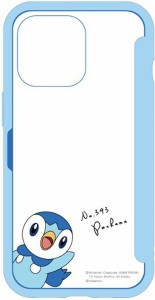 iPhone 13Pro ケース ポケモン ポッチャマ SHOWCASE+ カバー クリア 透明 かわいい 可愛い おしゃれ オシャレ シンプル アレンジ 収納 保