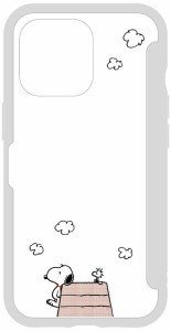 iPhone 13Pro ケース ピーナッツ スヌーピー ドッグハウス SHOWCASE+ カバー クリア 透明 かわいい 可愛い おしゃれ オシャレ シンプル 