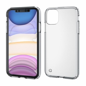 エレコム iPhone11 ケース カバー TPU ポリカーボネート ストラップホール付 ワイヤレス充電対応 シンプル クリア PM-A19CHVCCR