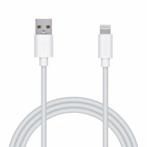 エレコム iPhoneケーブル ライトニングケーブル 1m iPad iPod データ通信 充電 USB-A Lightning ホワイト RoHS指令準拠(10物質) MPA-UAL1