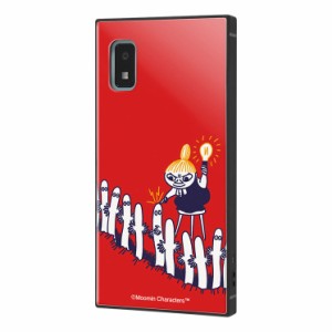 AQUOS wish2 AQUOS wish  ケース ムーミン リトルミイとニョロニョロ 耐衝撃 ハイブリッド カバー KAKU 四角 スクエア かわいい 可愛い 