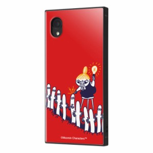 Galaxy A22 5G ケース ムーミン リトルミイとニョロニョロ 耐衝撃 カバー ハイブリッド KAKU スクエア 四角 かわいい 可愛い おしゃれ オ