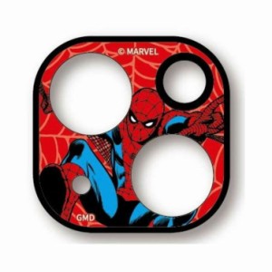 iPhone 13mini 13 カメラカバー MARVEL スーパーマン カメラレンズ保護ガラス アルミバンパー 硬度9H 強化ガラス 高透明 クリア かわいい