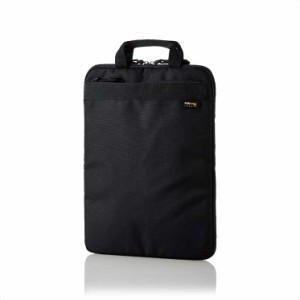 エレコム バッグインバッグ インナー PC ナイロン 耐久 CORDURA 縦型 13.3インチ 収納 取っ手付き 小物 ポケット 持ち運び 撥水 厚手 擦