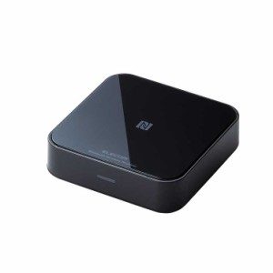 エレコム Bluetooth 5.0 レシーバー オーディオ 受信機 高音質 通信距離20m NFCペアリング ブラック ELECOM