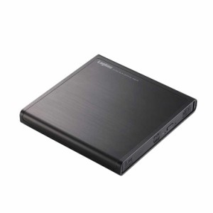 エレコム DVDドライブ/USB2.0/ｵｰﾙｲﾝﾜﾝｿﾌﾄ付/ブラック ELECOM