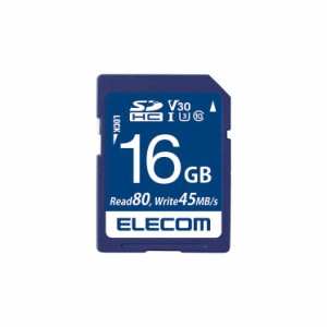 エレコム SD カード 16GB UHS-I 高速データ転送 データ復旧サービス ELECOM