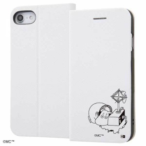 iPhone SE(第2世代)/8/7 手帳型ケース ムーミン モノクロ カバー マグネット スマート カードポケット おしゃれ 可愛い かわいい イング
