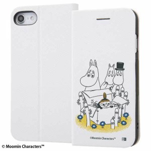 iPhone SE(第2世代)/8/7 手帳型ケース ムーミン コミック カバー マグネット スマート カードポケット おしゃれ 可愛い かわいい イング