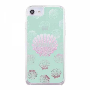iPhone SE(第2世代)/8/7 グリッターケース MERMAID ピンク ラメ カバー キラキラ 保護 かわいい おしゃれ 可愛い イングレム IJ-P76LG1P-
