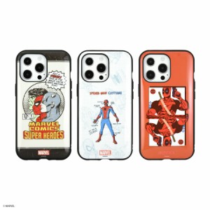 iPhone 13Pro ケース MARVEL マーベルヒーローズ スパイダーマン デッドプール 耐衝撃カバー IIIIfit シンプル おしゃれ オシャレ キャラ