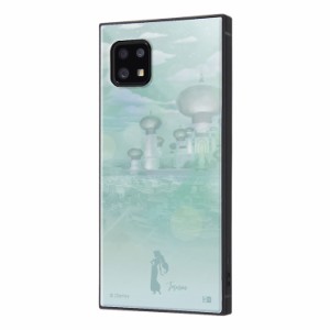 AQUOS sense6s sense6 ケース ディズニー ジャスミン_宮殿 耐衝撃カバー ハイブリッド KAKU スクエア 四角 かわいい 可愛い おしゃれ シ