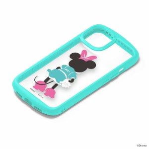 iPhone 13mini ケース ディズニー ミニーマウス カバー クリア 透明 耐衝撃 耐振動 TPU かわいい 可愛い おしゃれ オシャレ キャラ PGA