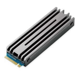 エレコム SSD 内蔵 2TB M.2 2280 PCIe Gen4.0 x4 【 PS5 PlayStation5 】専用 ヒートシンク付き 放熱 PS5取付用ドライバー付き NVMe 1.4 