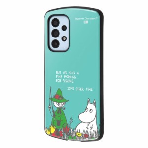 Galaxy A53 5G ケース ムーミン ムーミン＆スナフキン 耐衝撃カバー MiA かわいい 可愛い おしゃれ オシャレ シンプル キャラ イングレム