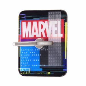 スマートフォン スマホリング MARVEL マーベル マーベルロゴ バンカーリング 落下防止 スタンド かわいい かっこいい カッコイイ おしゃ