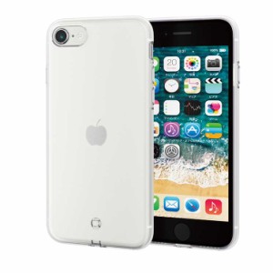 エレコム iPhone SE 第3世代 第2世代 8 7 用 ケース カバー ソフト 極み設計 ワイヤレス充電可 ストラップホール付 クリア