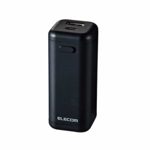 エレコム モバイルバッテリー 乾電池式 USBコネクタ Type-Cコネクタ ケーブル付 単3電池4本付 白