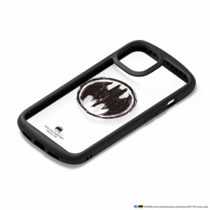 iPhone 13 Pro ケース BATMAN バットマン ガラスタフケース カバー 耐衝撃 硬度9H 透明 クリア かわいい 可愛い おしゃれ オシャレ シン