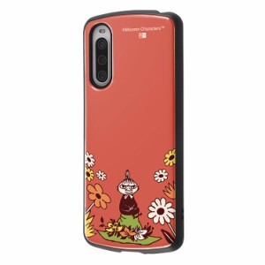 Xperia 10 IV ケース ムーミン リトルミイ&お花 耐衝撃カバー MiA カメラ保護設計 かわいい 可愛い おしゃれ オシャレ シンプル キャラ 